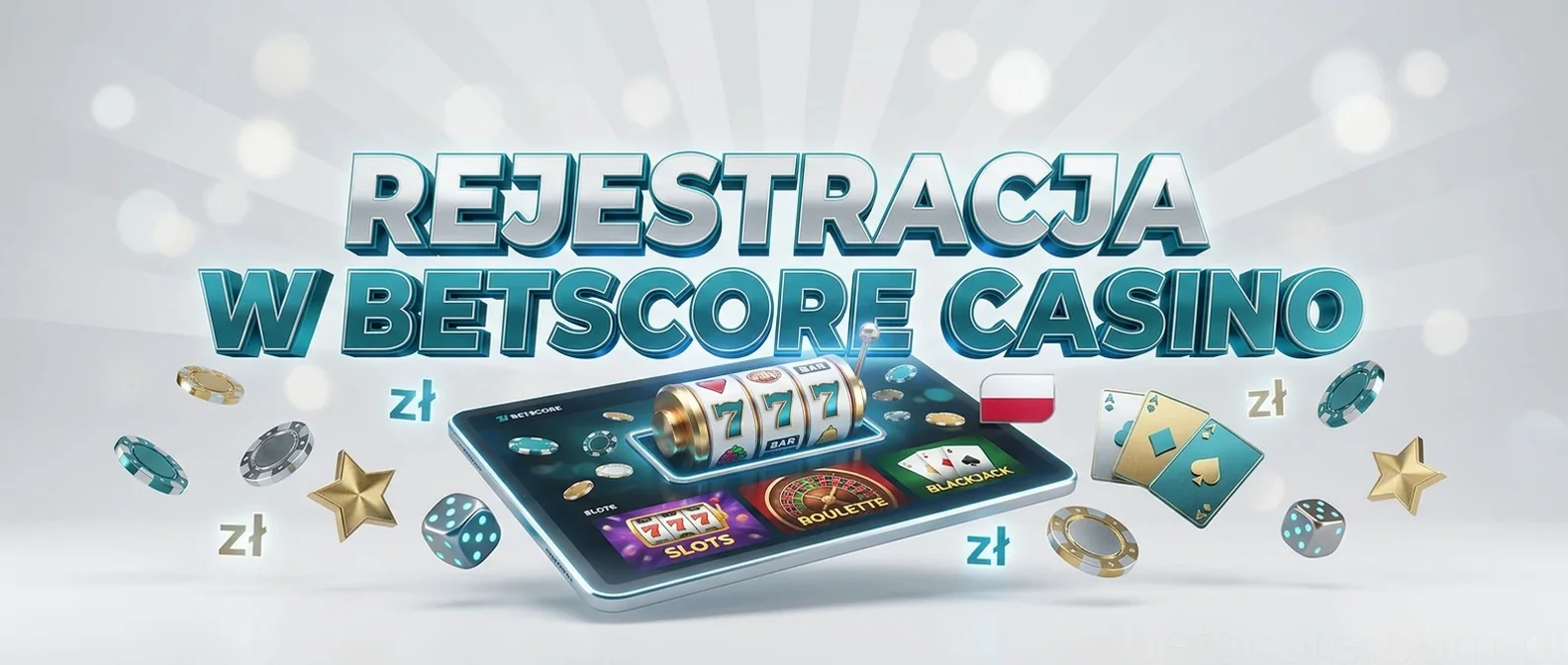 Rejestracja w Betscore Casino